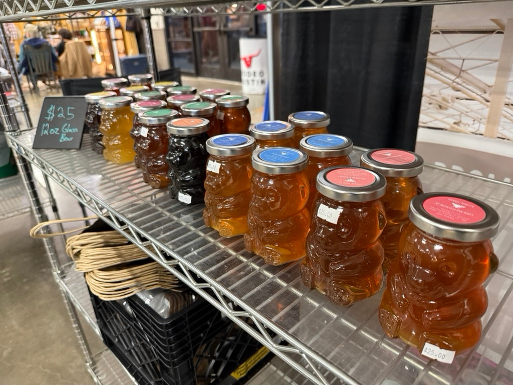 12 oz Glass Honey Bear