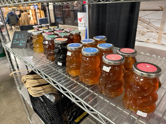 12 oz Glass Honey Bear