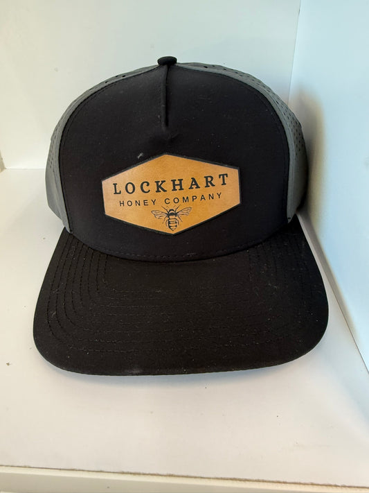Black & Grey Lockhart Honey Co. Sweat Resistant Hat