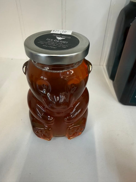 12 oz Glass Honey Bear